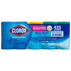 Clorox Disinfecting Cleaning Wipes, Variety Pack, 85-count, 5-pack