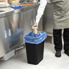 Restaurantware Recycling Trash Bags 250 Count 12-16 Gallon Heavy-Duty Plastic