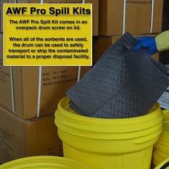 30 Gallon Universal Spill Kit, Pro Grade, 81 Pieces: Pads, Pillows, & Socks