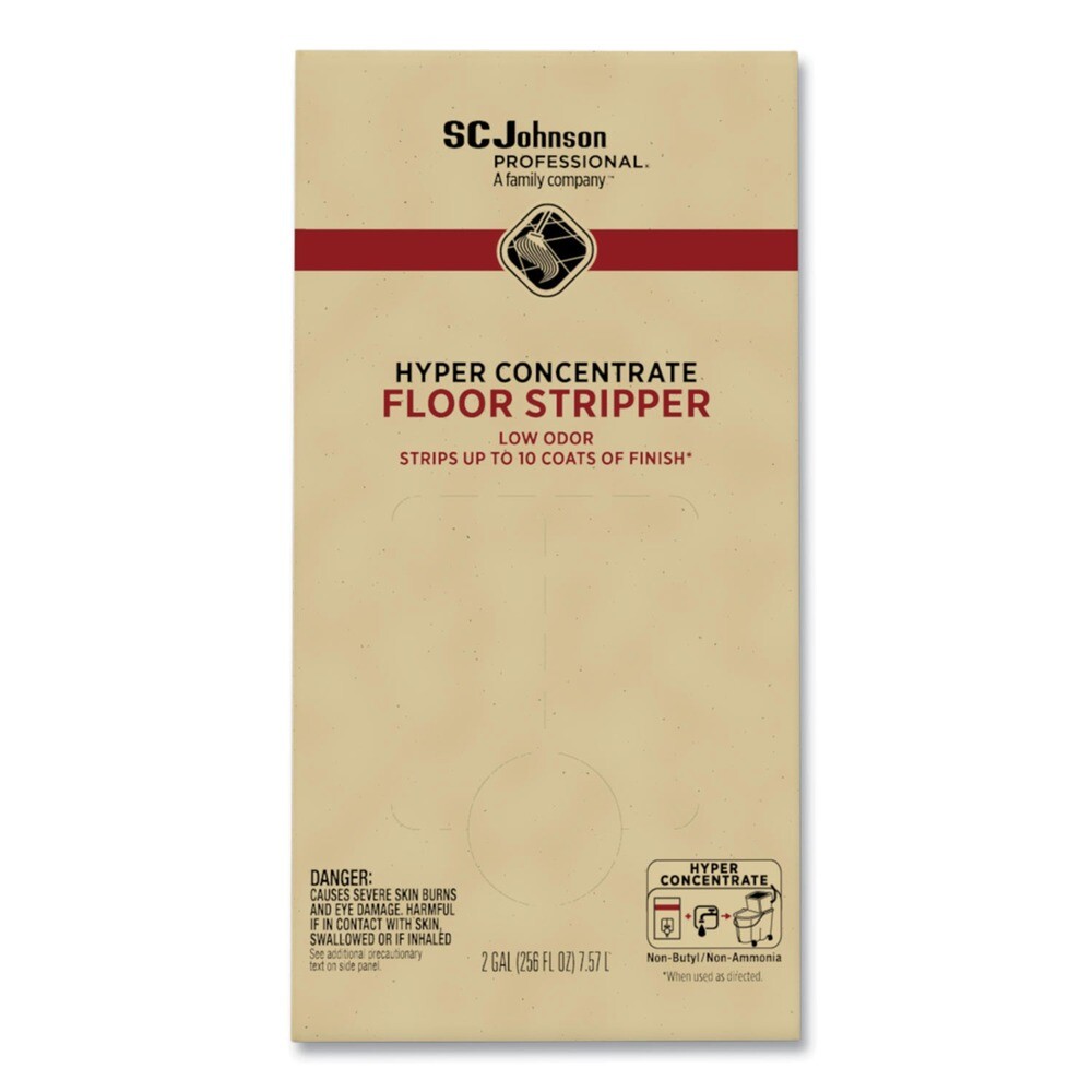SC Johnson 680076 2-Gal Bag-in-Box Low Odor Floor Stripper (1/CT) New