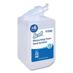 Scott 91560 1000ml Foam Hand Sanitizer Refill – Fruity Cucumber (6/CT) New