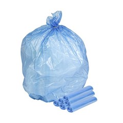 Restaurantware Recycling Trash Bags 250 Count 12-16 Gallon Heavy-Duty Plastic