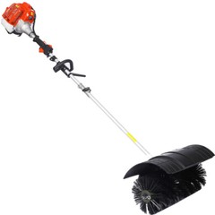 Handheld 2.4HP Power Sweeper 52cc Gas Power Brush Broom Driveway Snow Clean