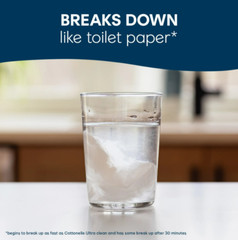 Gentle Plus Flushable Wet Wipes, 8 Flip-Top Packs