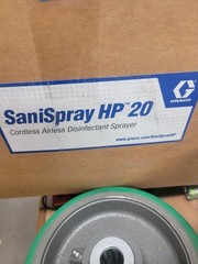 Graco SaniSpray HP20 Cordless Handheld Sprayer *w/ 2 DEWALT Batteries & Charger*