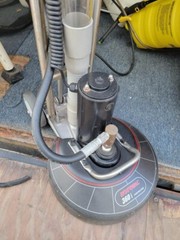 Rotovac 360i and cfx continuous flow extractor For grout and carpet cleaning
