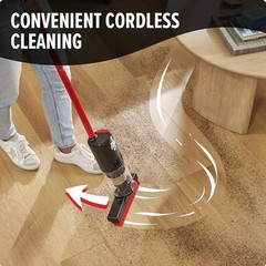 Dirt Devil Broom Vac Cordless Bagless Stick Sweeper w/ Rinsable Filter