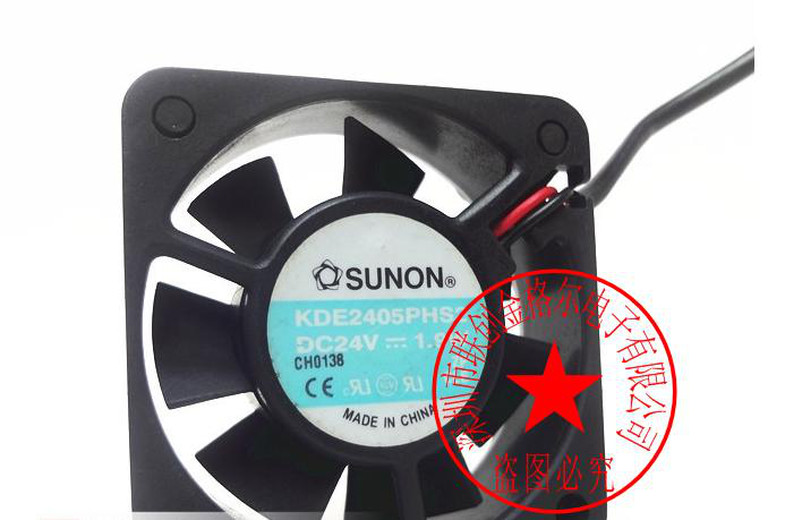 1pc new fan freeship KD2405PHS2 KD2405PHB1 DC24V 1.9W SUNON 50*50*15