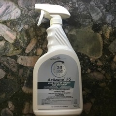 Actizone F5 Disinfectant Clinical Spray 32oz.Rare 24 Hour Residual Sanitizer NEW