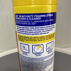 Zep ZUHFD186 Heavy-Duty Foaming Citrus Degreaser & Cleaner 18-oz. – Quantity 1