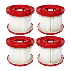 4 Pack Vacuum Filter Compatible With Milwaukee Shop Vac M18 Wet Dry 49-90-190…