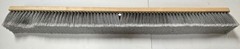 Carlisle 4501623 36″ Push Broom Head Gray Flagged PPY Sweep Industrial Cleaning