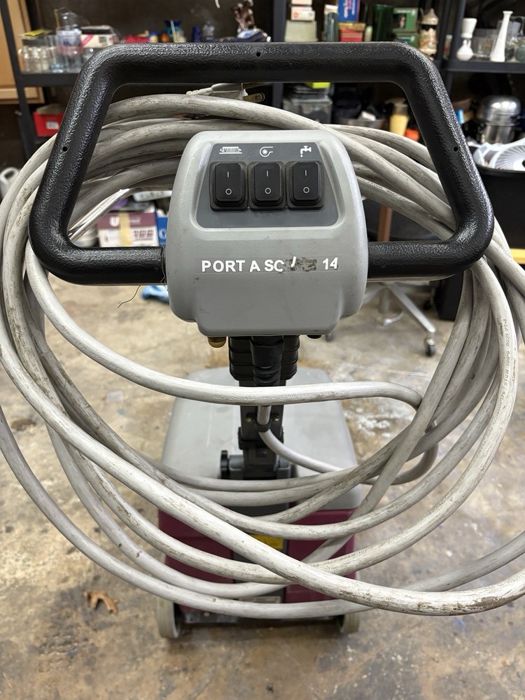Minuteman Port-A-Scrub 14 14in Walk Behind Electric Corded Floor Scrubber