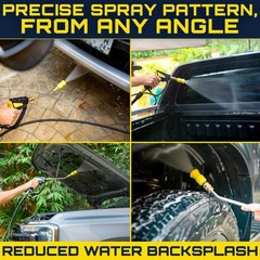Clean Car USA Foam King™ 40° Pressure Washer Nozzle Guard, 1/4” Quick Connect –