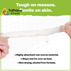 Crocodile Cloth Original Cleaning Wipes – 100 100 Count (Pack of 1), White