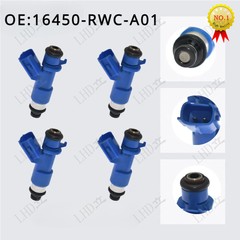 4 Pcs New Fuel Injectors Fits For Honda Acura RDX 410cc B16 B18 K20 K24 Type R；