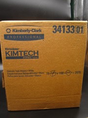 Kimtech 34133 Clean Room Wipes: Dry Pop-Up, 12.3 x 4.1″ Sheet, White