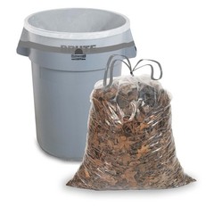 Ultrasac 39 Gallon 1.0 Mil Clear Drawstring Trash Bags – 33 X 40 – Pack Of 70 –