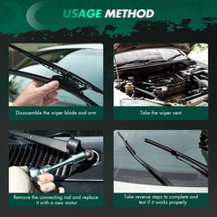 Scitoo Front Windscreen Wiper Motor Replacement 1976-1982 For Jeep For Cj5/Cj7
