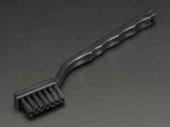 7″ Black Nonslip Handle PCB Rework ESD Anti Static Brush Cleaning Tool 2 Pcs