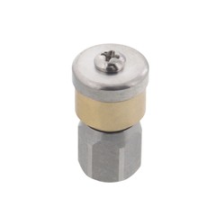 Erie Tools Rotating 1/8″ Sewer Jetter Nozzle for Drain Cleaning 4.5 Orifice