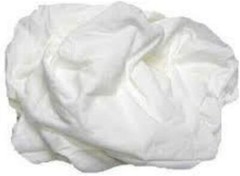 Select Quality Cleaning T-Shirt Cloth Rags, Lint Free, White, 3 lb Bag Cotton
