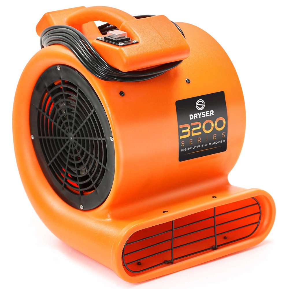 Air Mover Carpet Dryer 2 Speed 1/2 HP Industrial Floor Blower Carpet Drying Fan