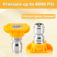 Tool Daily Pressure Washer Tips, 15 Degree Yellow Power Nozzle