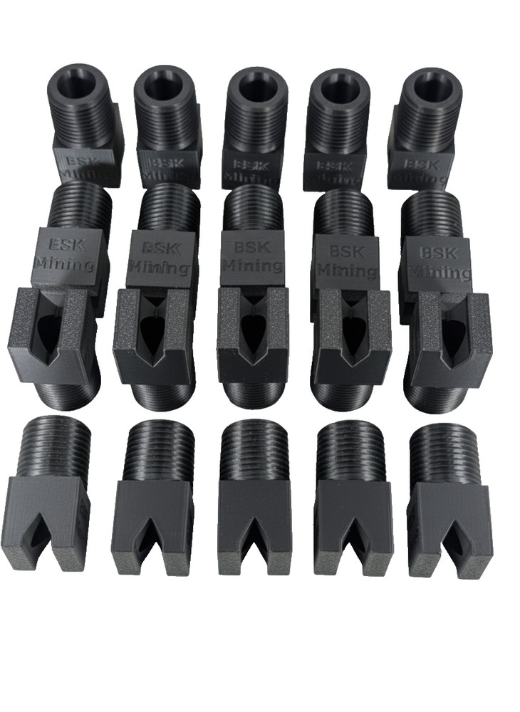 20pc 1/2″ NPT Flat Fan Sprayer Nozzles High Volume Spray Bar 70° 17 GPM