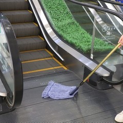 Commercial Industrial Heavy Duty Mop with Long Handle,58″ Looped-End String W…