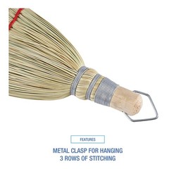 Boardwalk Bwk951Wc Corn Fiber Whisk Brooms – Yellow 1 Dozen