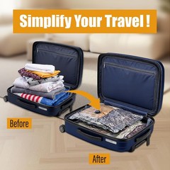 Rechargeable Wireless Pump Travel Vacuum Storage Bags, 15 Pack Portable Seal