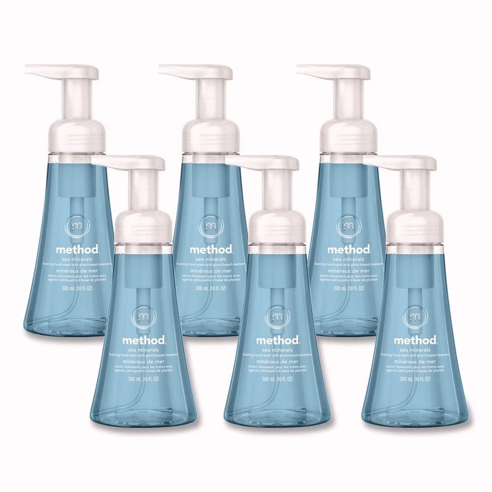 Method 00365CT 10 oz Foaming Hand Wash – Sea Minerals Scent (6/CT) New