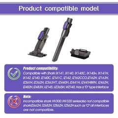 Vacuum Crevice Tool Brush 9.44 x 5.90 x 2.55 inch, 2-in-1 brush + Slit