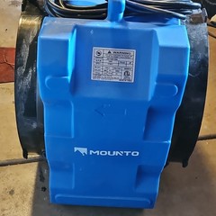 MOUNTO K50-C Air Mover Blower Blue 1.0 HP 115V 11A Model K50-C