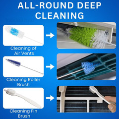 Mini Split Cleaning Kit Bag with 2L High Pressure Large, Blue