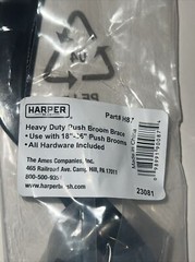 Harper Brush Push Broom Steel Brace Steel 18″ to 36″ H87 . New & Free Shipping