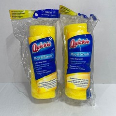 Quickie Mop & Scrub Roller Mop Refill Type R Fits Model 057 Yellow 2 Pack