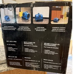XPOWER P-630 1/2 HP 2800 CFM 3 Speed Air Mover Carpet Dryer Floor Fan Blower