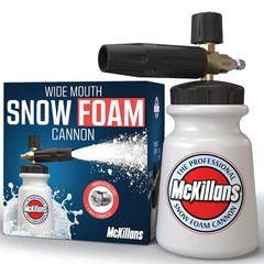 McKillans Foam Cannon for Pressure Washer (Wide Wide Mouth Bottle, Brass