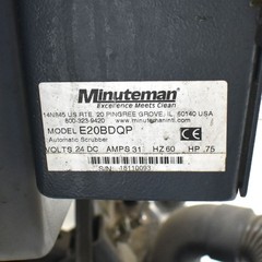Minuteman E20BD Walk-Behind Floor Scrubber 20″ Disc Brush Automatic