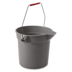 Rubbermaid Commercial Gray Bus Tote 20x15x5 Plastic Utility Box Tub Receptacle