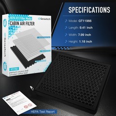 HEPA Cabin Air Filter,Tested 99.95% Filtration, Zero deformation,CF11966 for …