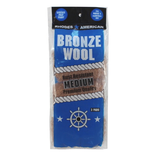 Medium Bronze Wool Pads (Pack of 3)
