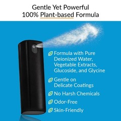 iCloth 0.68 fl oz (20ml), Black Spray Body & Transparent Protective Shell
