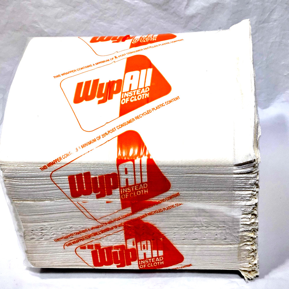 Scott WypAll Cleaning Wipes 56 Sheets Solvent Oil Fluid Cellulose Shop Towel