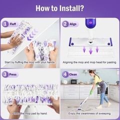 40 Pack Disposable Refill Pads for Power Mop™ Multi-Surface and for PowerM