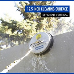 Powerhorse Wall Pressure Washer Surface Cleaner, 12.5in. Dia., 3000 PSI, 3.5 GPM