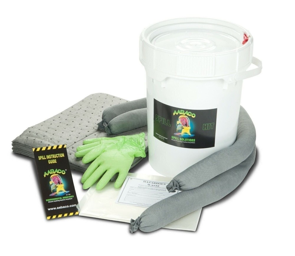 Universal Spill KIT in Bucket Perfect Spill Kits for Trucks – Chemical or Oil