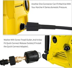 2Pcs Gold M22 Adapter High Pressure Washer Hose Pipe Quick…